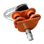 Chariot porte palan, direction  chane 1t 2, 5m 4mm