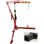 Equipement express sicoba - grue hydraulique de levage pick up 0, 5t avec fixation attelage + adaptateur ...