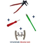 Equipement express sicoba - kit pince pour plombs masses d'equilibrage + tire valve + dmonte obus + ...