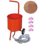 Equipement express sicoba - sableuse a�rogommeuse mobile sur roulettes 31, 50l 50lb 23kg + 20 buses + ...