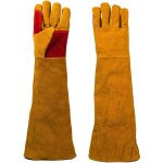 1 paire gants de soudeur isolation anti - usure prot�ger vachette gants de travail pour soudure ignifuge, ...