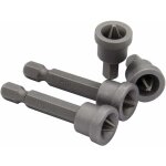 Lot de 10 embouts de vissage - avec bute de profondeur 25 mm - pour cloison sche