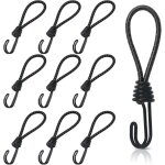 Ersandy - 10 pices endeur en caoutchouc avec crochets en spirale, 16 cm crochet tendeur elastique courts, ...