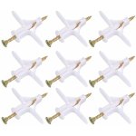 Ersandy - 100 pices fixations pour plaques de pltre (50 chevilles, 50 vis), chevilles et vis pour plaques ...