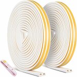 2 pack 20m bande de joint, auto - adh�sif anticollision joint de porte, d - profi joint d'�tanch�it� ...