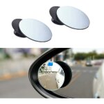 2 pcs rtroviseurs extrieur d'angle mort ronde auto rtroviseurs aveugle miroir d'angle mort grand rglable ...