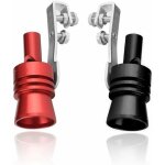 2 pcs turbo whistle, turbo sifflet tuyau d'chappement bov blow - off simulator valve en aluminium, voiture ...