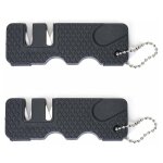 Ersandy - 2 pices egiseur de couteaux, aiguiseur couteaux, eguiseur de couteau, pratique, compact et ...