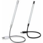 2 pices lampes de lecture led usb bton lampe de livre usb flexible lampe led  intensit variable usb ...