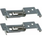 Lot de 2 supports  ressort pour plaque d'immatriculation de voiture, camion, remorque.