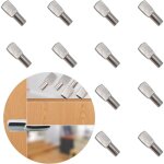 Ersandy - 24 pcs support etagere goupille cheville etagere en metal nickel� goupille en m�tal de diviseur ...