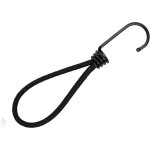 Ersandy - 25 tendeur elastique caoutchouc professionnel avec crochet (noir 130 mm) pour b�ches, affiches, ...
