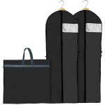 Ersandy - 2pcs housses de vtements pliable 180 60cm, housse de protection respirante anti poussire ...