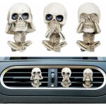 3 pices diffuseur de parfum de voiture tableau de bord intrieurs squelette auto sortie d'air clip de ...