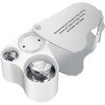 Ersandy - 30 x 60 loupe bijoutier, led loupe eclairante horloger, gemmes bijoux pierres timbres pieces ... Ersandy - 30 x 60 loupe bijoutier, led loupe eclairante horloger, gemmes bijoux pierres timbres pieces ...