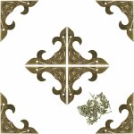 Ersandy - lot de 40 coins décoratifs vintage en métal avec vis en bronze vieilli pour boîtes à bijoux, ... Ersandy - lot de 40 coins décoratifs vintage en métal avec vis en bronze vieilli pour boîtes à bijoux, ...