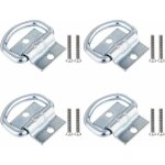 Ersandy - 4pcs anneaux d'arrimage, attache bache remorque en d avec vis pour bateaux, camions, camionnettes ... Ersandy - 4pcs anneaux d'arrimage, attache bache remorque en d avec vis pour bateaux, camions, camionnettes ...