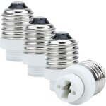 Ersandy - 4x douille de lamp adaptateur e27 � g9 en blanc - jeu de 4 reformatage convertisseurs pour ...