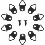 Ersandy - 50pcs crochets pour tableau accroche cadre tableau sans percer fixation d anneaux metal cadre ...