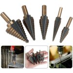 Ersandy - 5pcs foret �tag� m�tal, 5 - 35mm hss titane conique triangle m�tal �tape fraise pour acier, ...