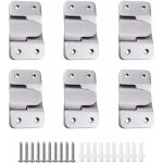 Ersandy - 6 paires [12 pack] support de montage dissimul embarqu interverrouillage pendaison boucle ...