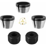 Ersandy - adaptateur de mandrin, 5pcs tête de mandrin, mandrin de pince de routeur, collet mandrin affleureuse ... Ersandy - adaptateur de mandrin, 5pcs tête de mandrin, mandrin de pince de routeur, collet mandrin affleureuse ...
