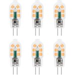 Ersandy - ampoule g4 led 12v 2w blanc chaud 3000k, 200lm, �quivalent lampe halog�ne g4 10w 20w, non - ...