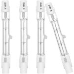 Ersandy - ampoule halogène eco r7s 78mm 120w 230v 1600lm blanc chaud 2700k t3 ampoule de type j pour ... Ersandy - ampoule halogène eco r7s 78mm 120w 230v 1600lm blanc chaud 2700k t3 ampoule de type j pour ...