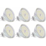 Ersandy - ampoules led gu5. 3 mr16 12 v, 3, 8w quivalent  halogne 40w, led spot gu5. 3 blanc froid ...