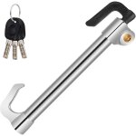 Ersandy - antivol volant voiture - universel serrure de volant, canne antivol voiture, bloque volant ...