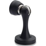 Ersandy - bute de porte magntique en acier inoxydable bross nickel satin noir fixation au sol pour ...