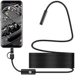 Ersandy - cam�ra d'inspection de serpent usb, endoscope usb c �tanche 2. 0 mp ip67, cam�ra de type c ...