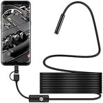 Ersandy - cam�ra d'inspection de serpent usb, endoscope usb c �tanche 2. 0 mp ip67, cam�ra de type c ...