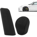 Ersandy - couvre levier vitesse silicone, couverture frein main automatique, couverture vitesse voiture ...