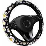 Couvre volant voiture mignon daisy fleur voiture d�coration int�rieure tricot� couverture de volant universel ...