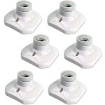 Ersandy - douille plafond e27 � visser, douille e27 garage, ac 220 - 240v, support douille pour ampoule ...