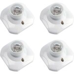 Ersandy - douille plafond e27 � visser, douille e27 garage, ac 220 - 240v, support douille pour ampoule ...