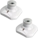 Ersandy - douille de plafonnier e27 � vis pour lampe murale mur int�rieur, ac 230v, support pour ampoule ...