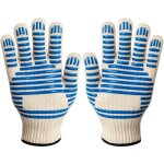 Ersandy - gants de barbecue, gants de four double rsistant  la chaleur 350c, gants silicone antidrapants ...