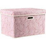 Grandes botes de rangement pliables avec couvercles [1 paquet] bote de rangement dcorative en tissu ...