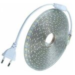 Ersandy - kit complet ruban led 5 m�tres 220v silicone �tanche ip68 blanc froid 6000�k smd5050 60led ...