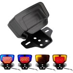 Ersandy - led feu arri�re moto int�gr� clignotant, led feu de freinage, feu de route avec support de ...