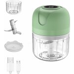 Mini hachoir  ail lectrique, robot culinaire portable sans fil, mlangeur 250 ml mini hachoir  ail ...