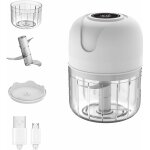 Mini hachoir  ail lectrique, robot culinaire portable sans fil, mlangeur 250 ml mini hachoir  ail ...
