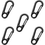 Mini mousqueton clip, 5 pièces mini clip mousqueton, ressort mousqueton crochet porte - clés fermoirs, ... Mini mousqueton clip, 5 pièces mini clip mousqueton, ressort mousqueton crochet porte - clés fermoirs, ...
