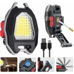 Ersandy - multifonction keychain emergency led light: usb mini lampe de poche porte - cl�s rechargeable ...