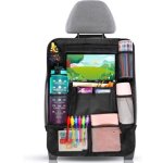 Ersandy - organisateur voiture enfant, rangement avec 10 poches, protege siege pour tablette ipad 9. ...
