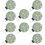 Ersandy - paquet de 10 ampoules � led g4 9 smd 5730 12v ac / dc � culot bicanal encastr� au plafond encastr� ...