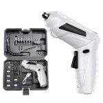 Ersandy - perceuse visseuse sans fil 3. 6nm, visseuse devisseuse 1800mah 3. 6v + 47 accessoires, 2 sens ...