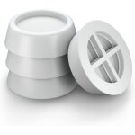Ersandy - pieds de machine  laver 4 pices, pieds en caoutchouc antichoc, antidrapants, protection ...